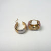 Three-color earrings