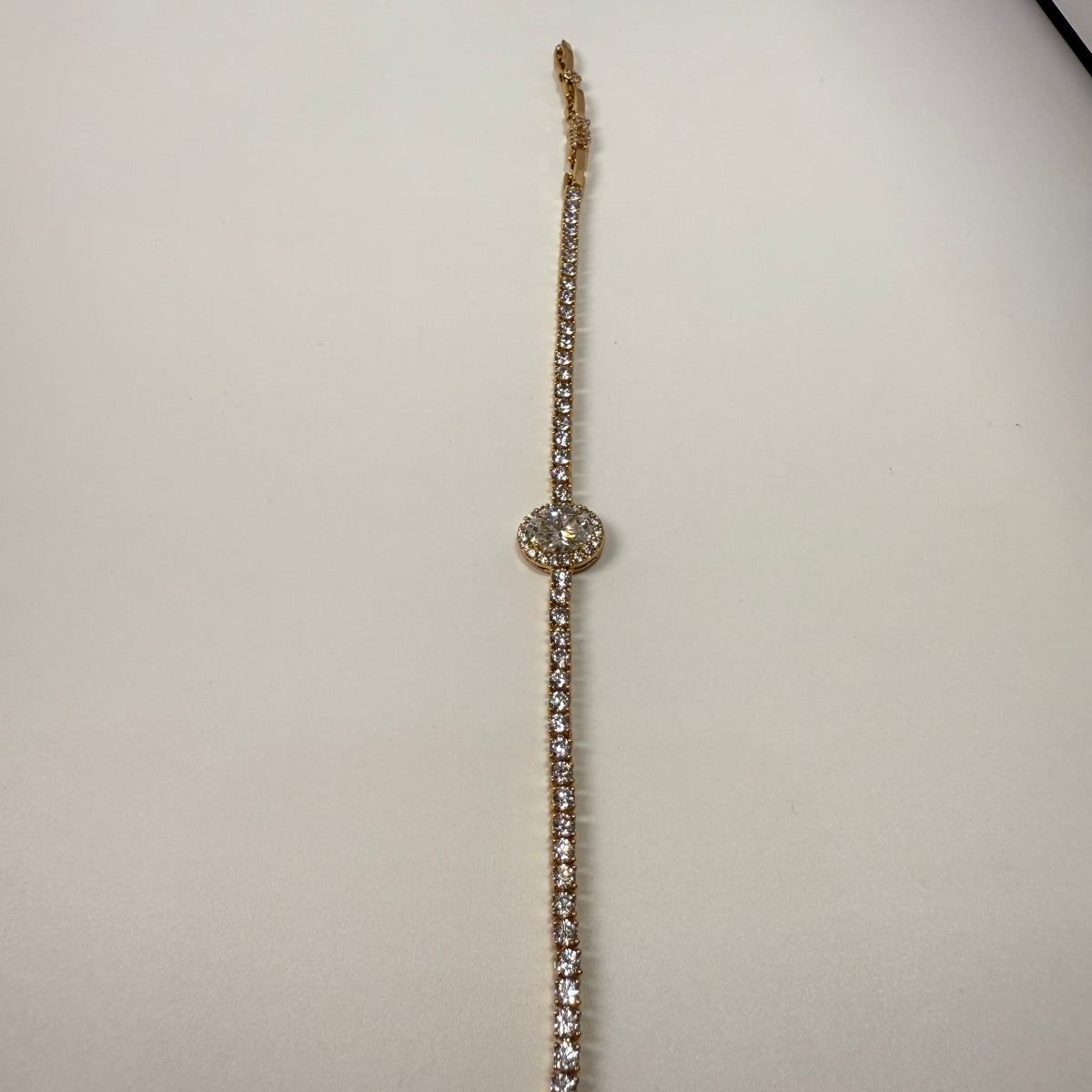 18k gold plated zircon bracelet for women