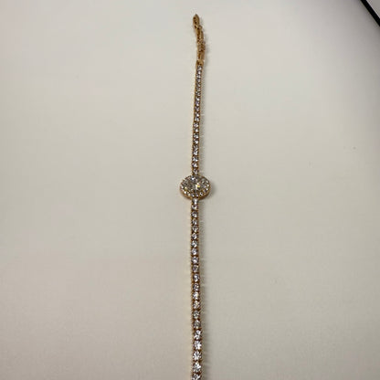 18K Gold Plated Zircon Bracelet for Women