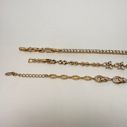 18K Gold Plated Zircon Bracelet for Women