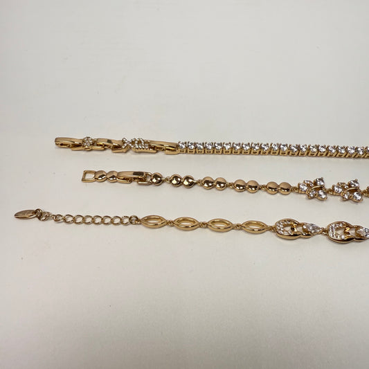 18K Gold Plated Zircon Bracelet for Women