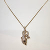 Gold-plated dolphin necklace