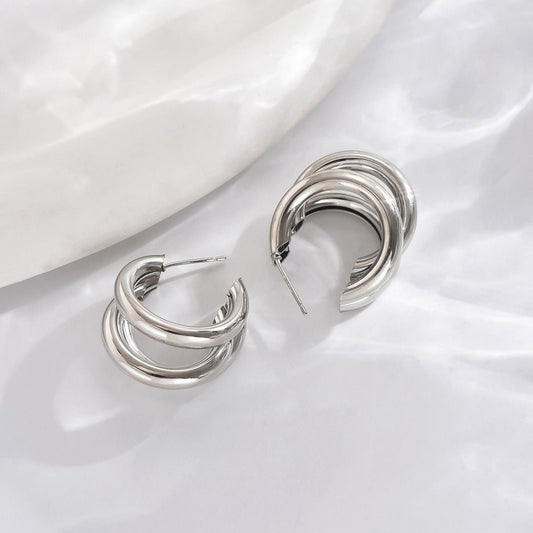 Elegant Earrings For Women Korean Trendy Versatile Fashion Long Tassel Pearl Simple Stud Wholesale Earrings - Fortune7Jewelry