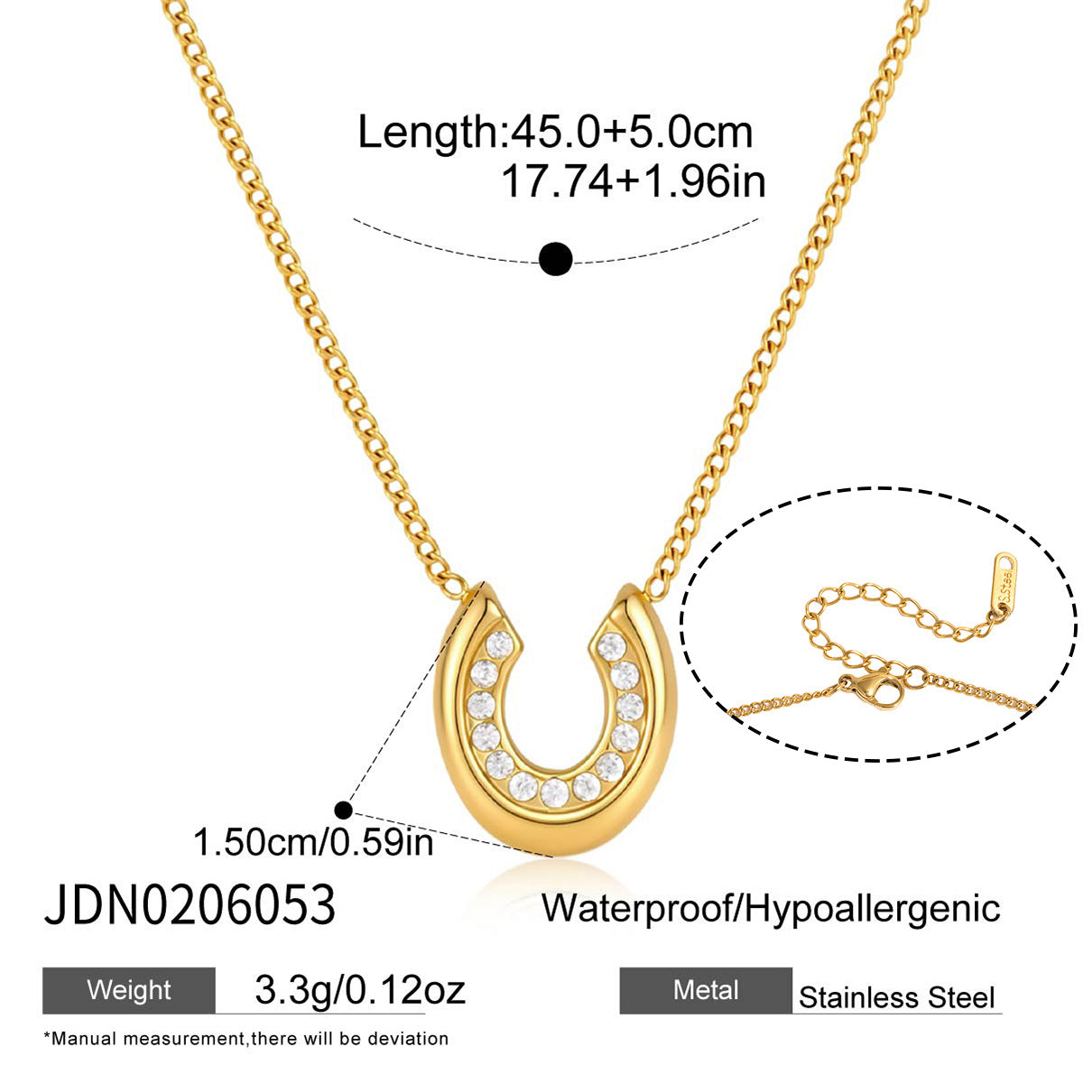 u-shaped horseshoe set