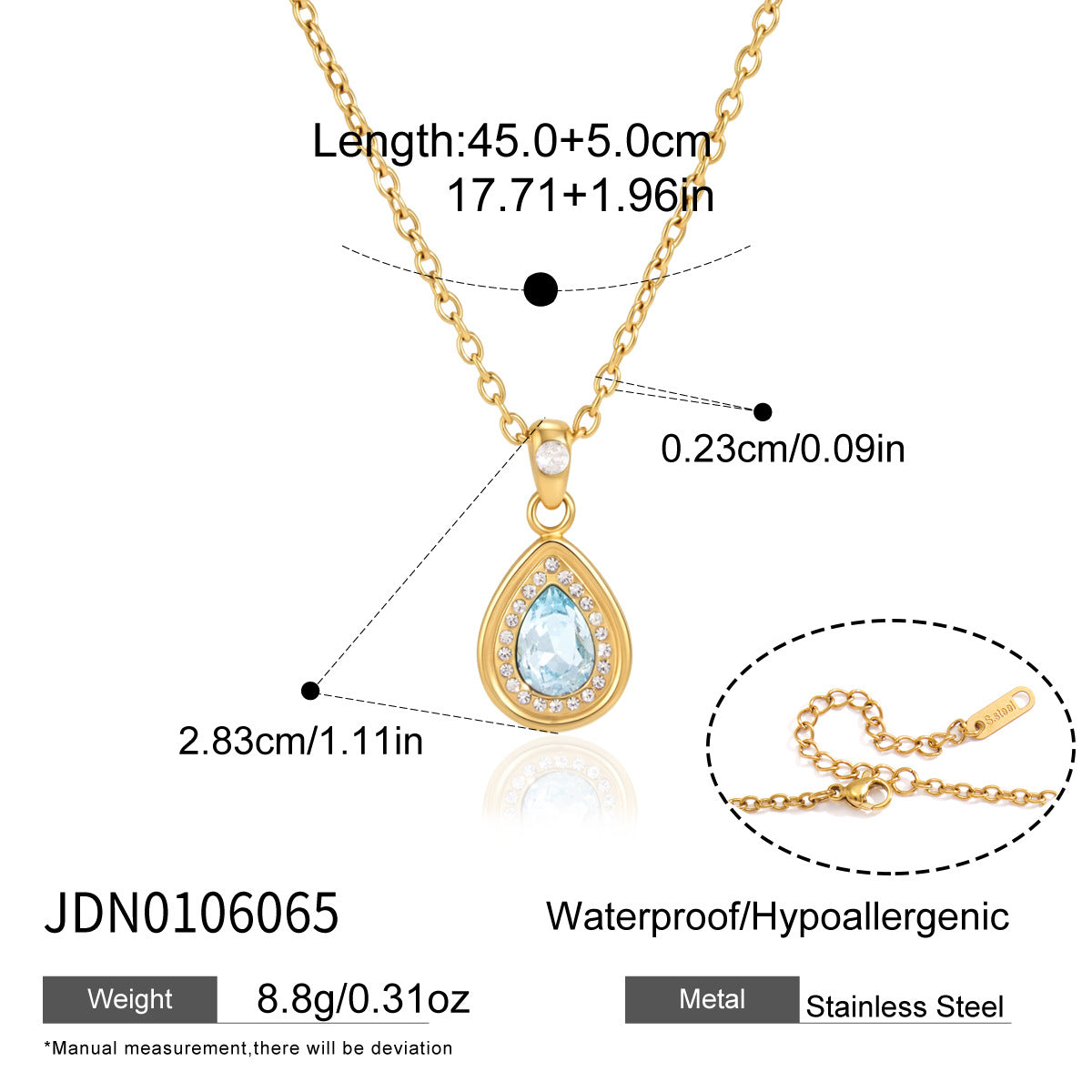lucky gemstone necklace