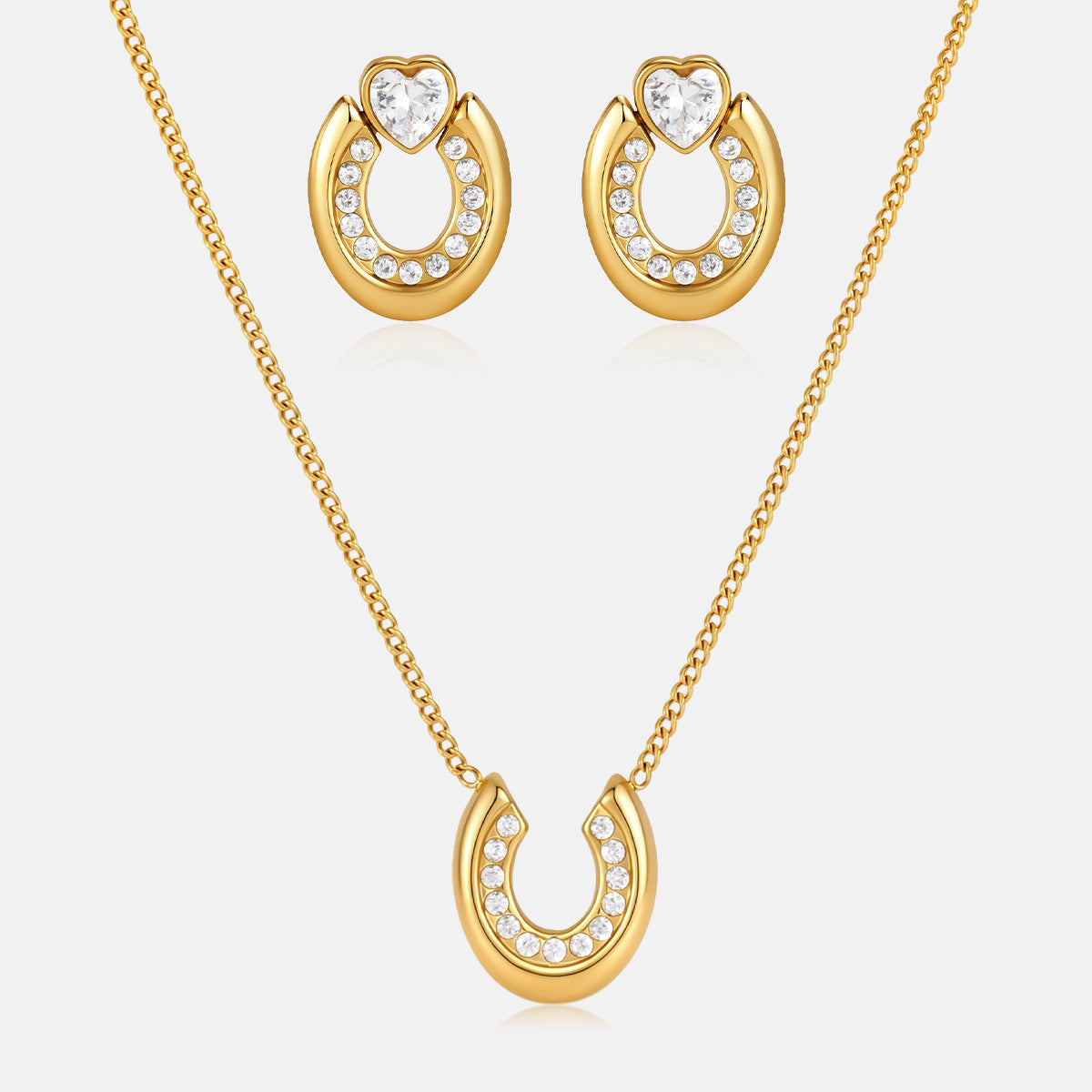 u-shaped horseshoe set