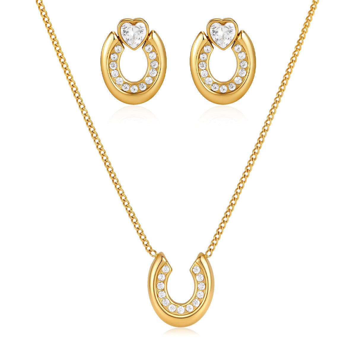 u-shaped horseshoe set