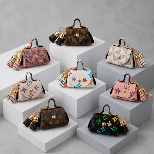 Mini Earphone Pouch Charm Decoration