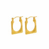 Gold U-shaped Earrings