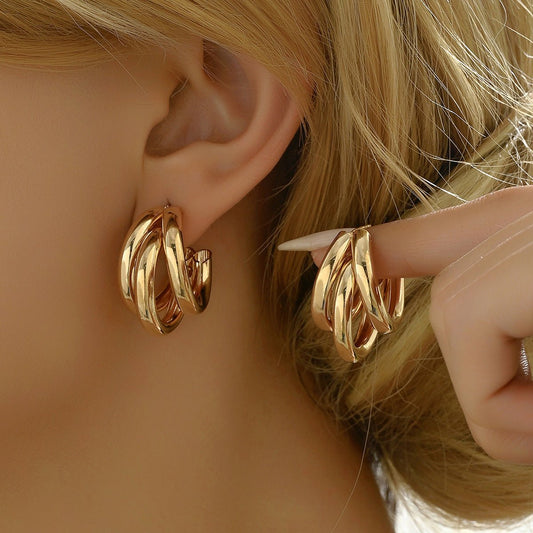 Elegant Earrings For Women Korean Trendy Versatile Fashion Long Tassel Pearl Simple Stud Wholesale Earrings - Fortune7Jewelry